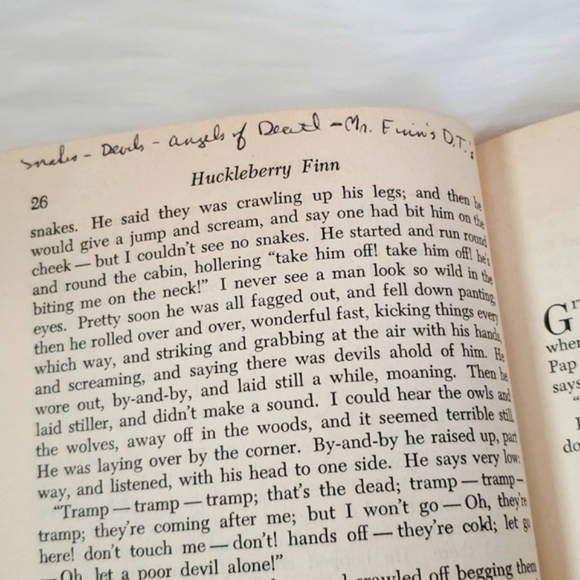 1958 Adventures Of Huckleberry Finn by Mark Twain Riversides Edition A15 Book SC - Picture 17 of 17